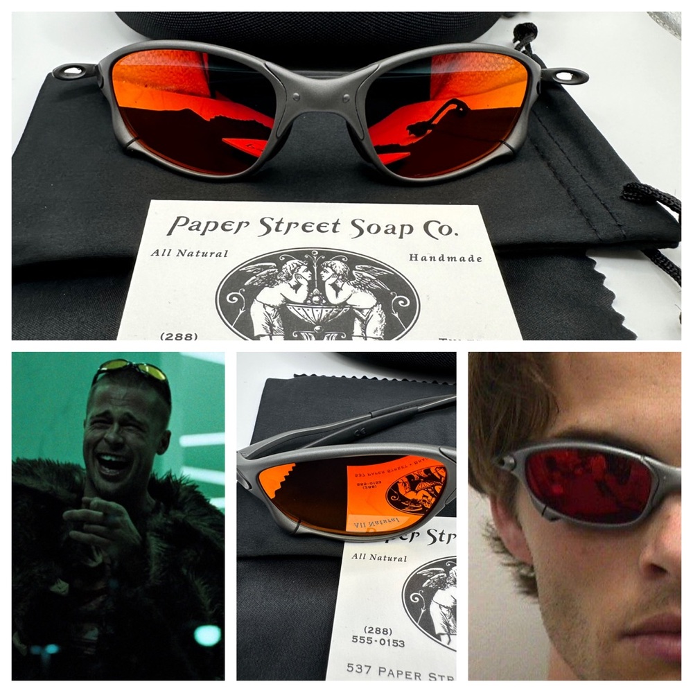 Paperstreetshade Fight Club Tyler Durden NEW Oliver Peoples 523 xmetal Brad Pitt